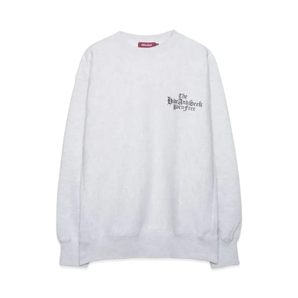 Hide and Seek The H&S Sweat Shirt "H-GRAY"