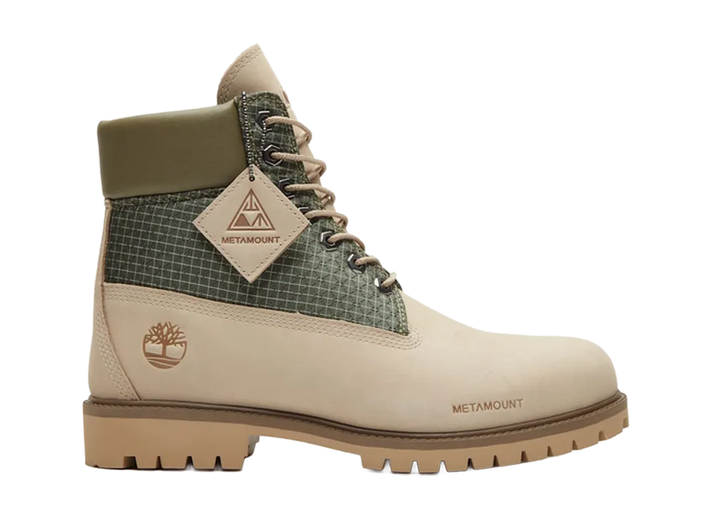MetaMount × Timberland 6-Inch Premium Waterproof Boot "Light Brown/Dark Green"