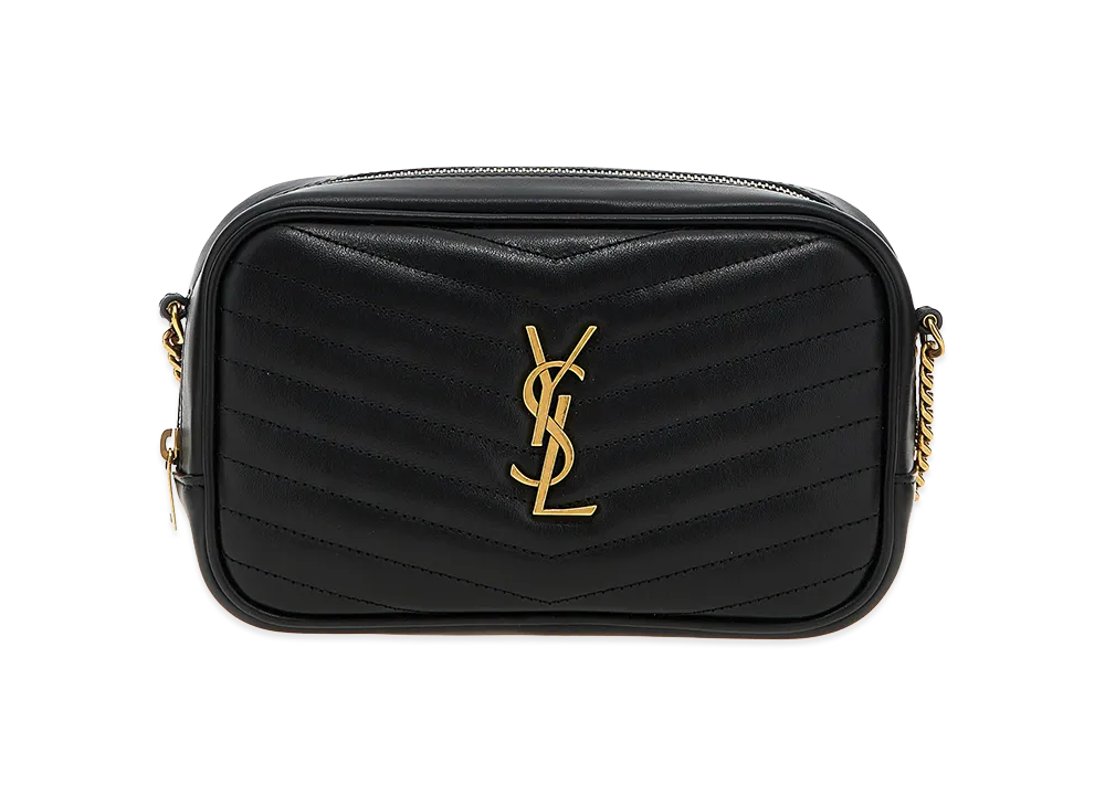Saint Laurent Women's Mini Lou Crossbody Bag "Black"