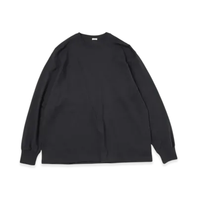 A.PRESSE Cashmere Blend L/S T-Shirt "Black"