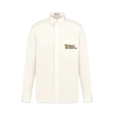 Dior x KAWS Shirt Cotton Twill "Off White"