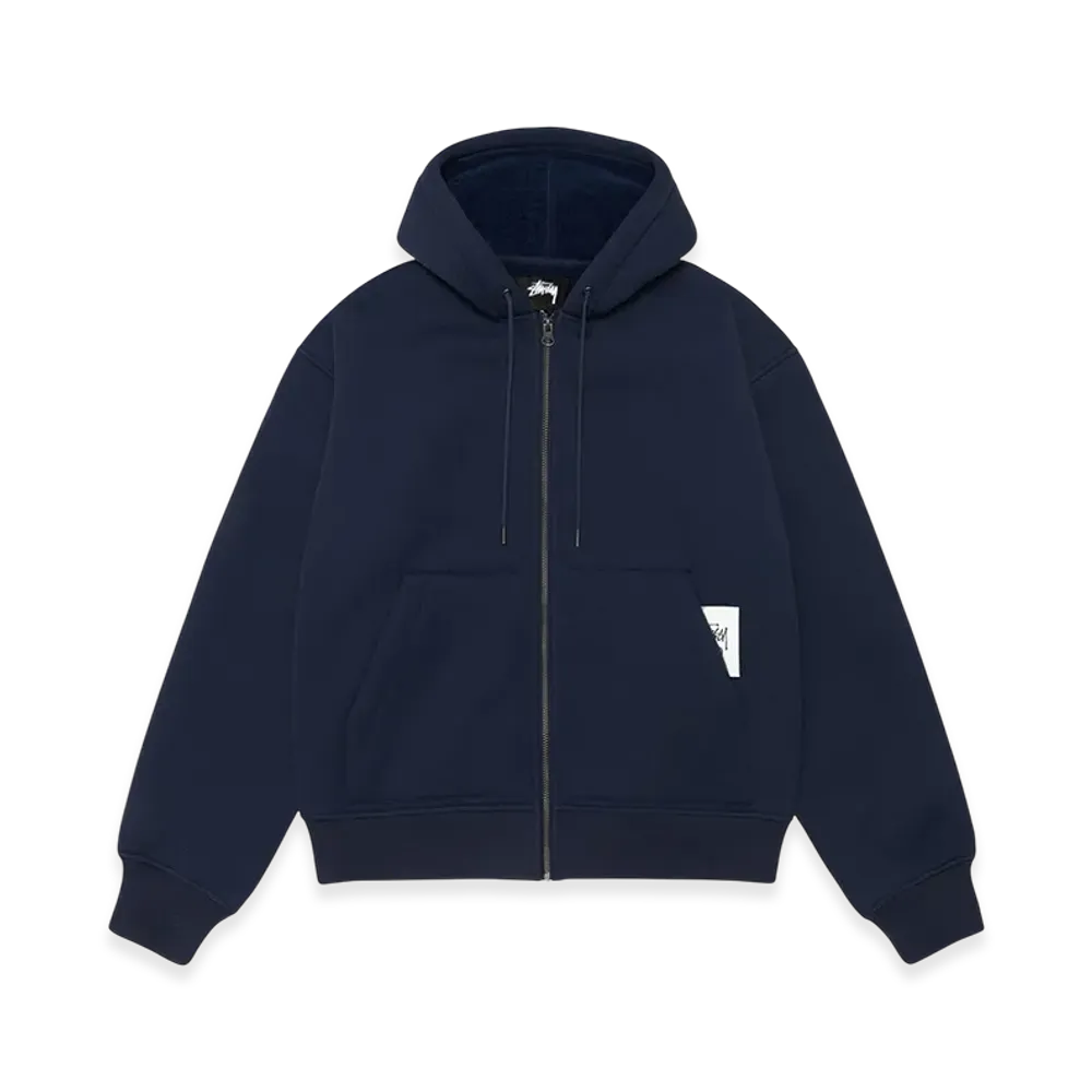 Stussy Bonded Sherpa Hoodie "Blue"