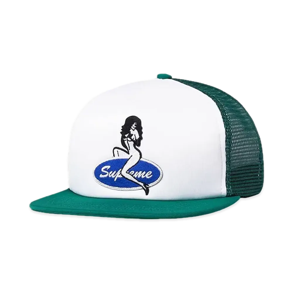 Supreme Pin Up Mesh Back 5-Panel "Green"