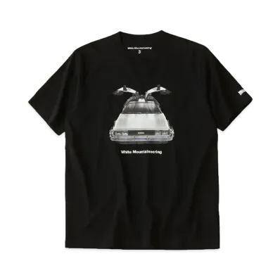 White Mountaineering DELOREAN T-SHIRT "BLACK"