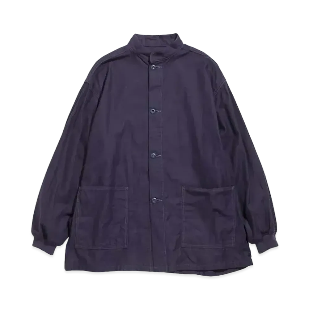 Needles S.C. ARMY SHIRT - BACK SATEEN "Navy"