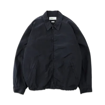 everyone x A.PRESSE Silk Taffeta Coach Jacket "Navy"