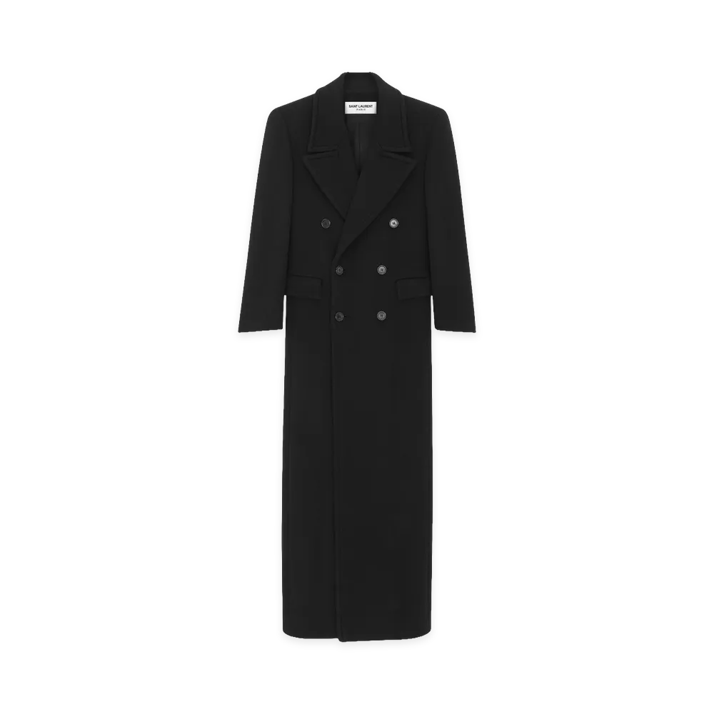 Saint Laurent Coats "Black"