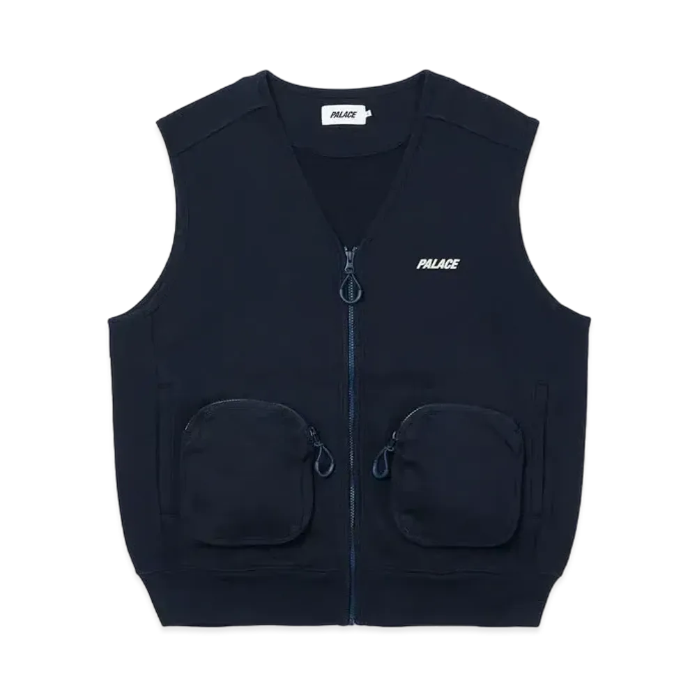PALACE LONDON SWEAT GILET "Navy"