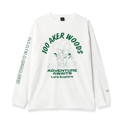 Manastash Winnie The Pooh L/S Tee "White"