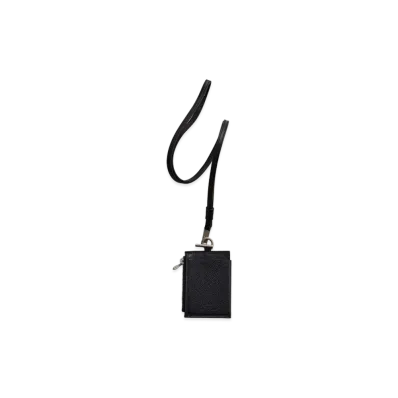 NICENESS Bay Ray - Long Zip Card Case-Long Strap "Black Caviar"