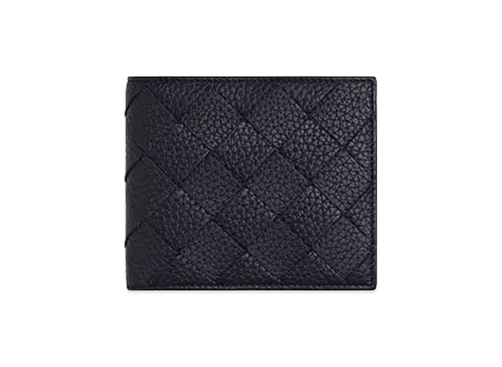 Bottega Veneta Intrecciato Bi-fold Wallet with Coin Purse "Nocturnal"