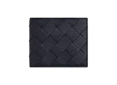 Bottega Veneta Intrecciato Bi-fold Wallet with Coin Purse "Nocturnal"