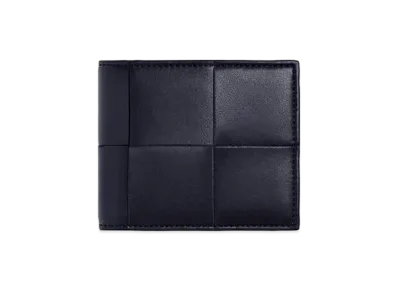 Bottega Veneta Cassette Bi-fold Wallet with Coin Purse "Nocturnal/Royal Blue"