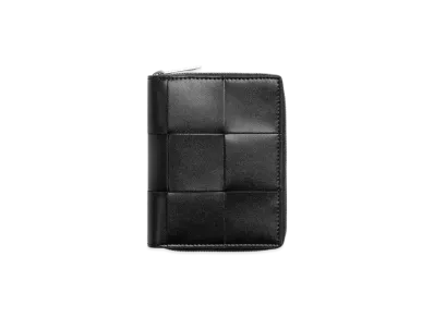 Bottega Veneta Zip Around Wallet "Black"