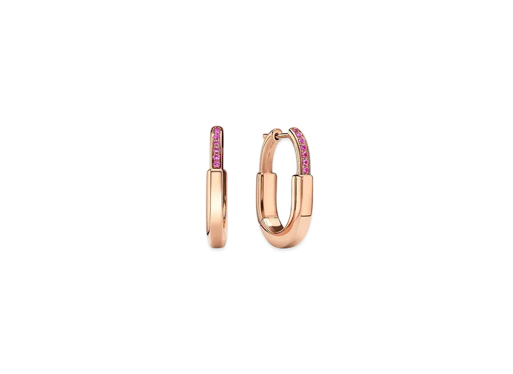 Tiffany & Co. Tiffany Rock Small Earrings "Rose Gold/Pink Sapphire"