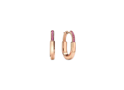 Tiffany & Co. Tiffany Rock Small Earrings "Rose Gold/Pink Sapphire"