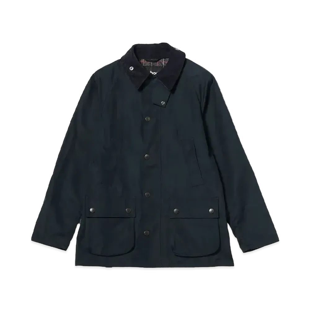 Barbour x BEAMS F Bedale SL Peach Skin Jacket "Navy"