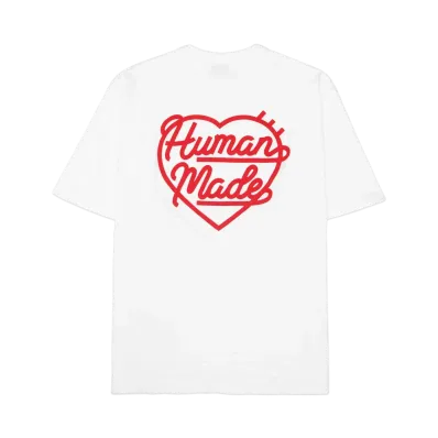 HUMAN MADE Heart Badge T-Shirt "White"