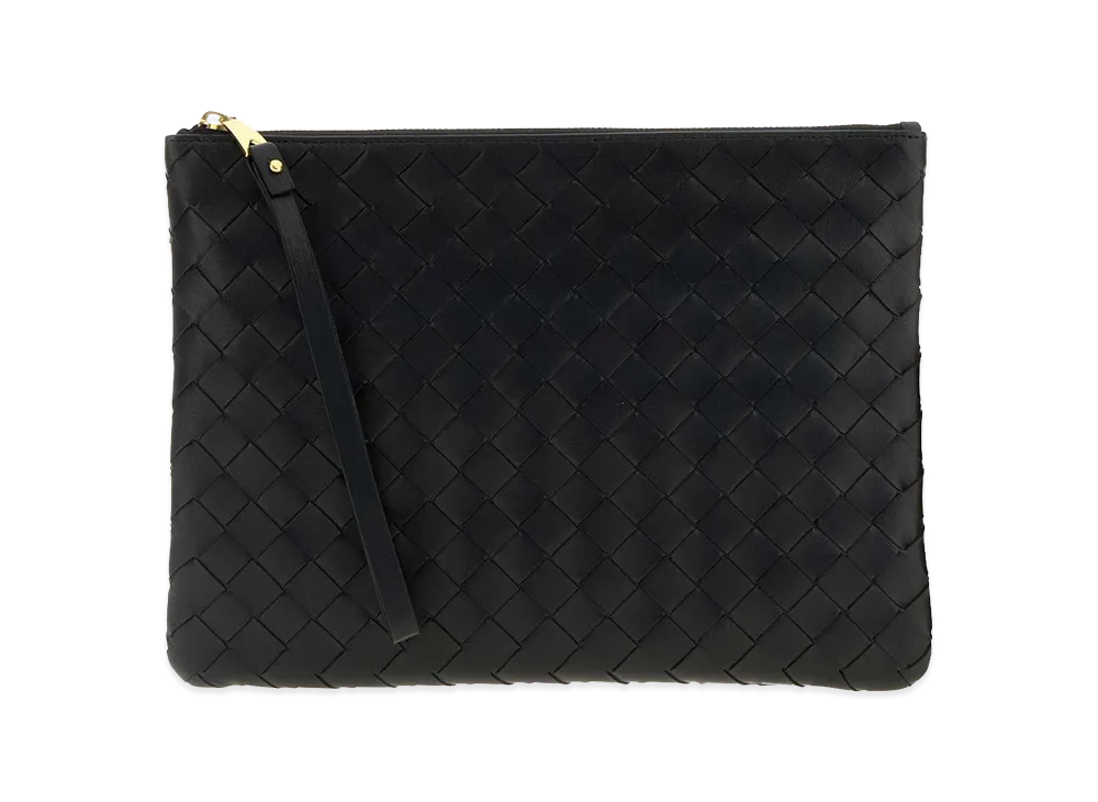 Bottega Veneta Women's Nappa Leather Pouch "Black"