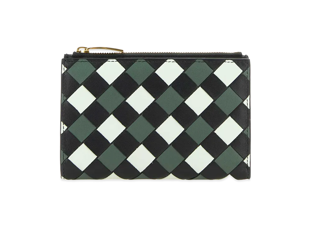 Bottega Veneta Women's Nappa Leather Medium Intrecciato Wallet "Pinecone/Multicolor"