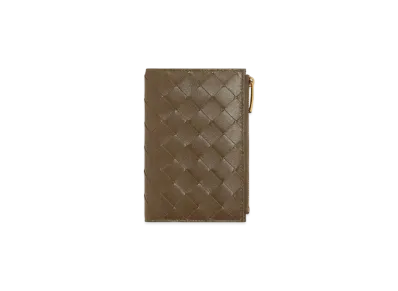 Bottega Veneta Intrecciato Medium Bi-Fold Wallet "Pinecone"