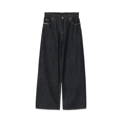 HYSTERIC GLAMOUR x lucien pellat-finet Women's Denim Wide Pants "Indigo"