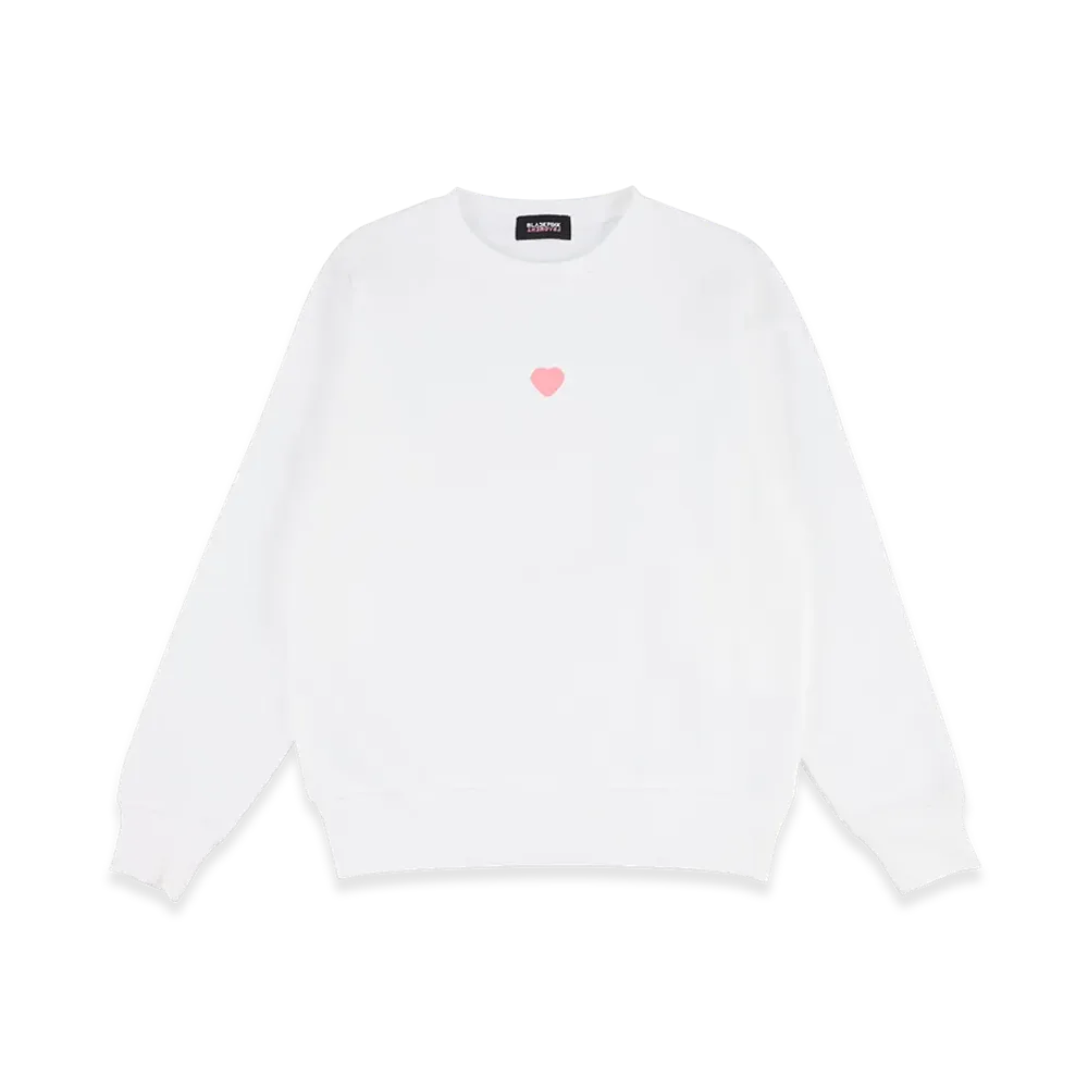 FRAGMENT x BLACKPINK Sweatshirt Heart "White"