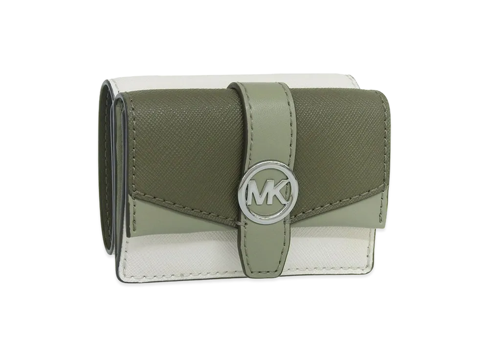 MICHAEL KORS Women's Trifold Wallet "Green"