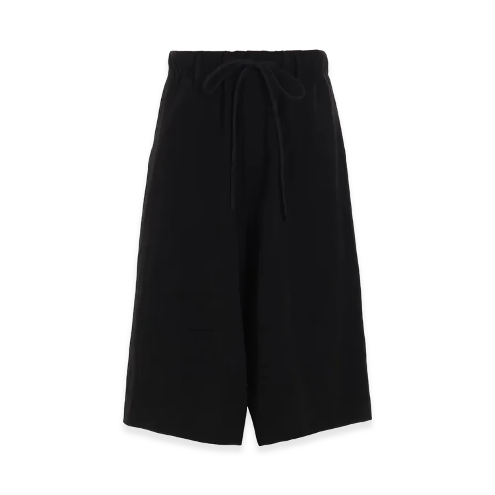 S'YTE Crepe de Chine Wide Shorts "Black"
