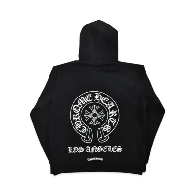 Chrome Hearts Back Horseshoe Zip Up Hoodie Los Angeles Exclusive "Black"