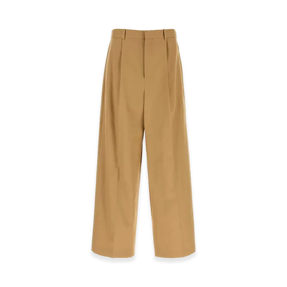LOEWE Camel Cotton Wide-Leg Pant "Camel"