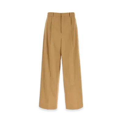 LOEWE Camel Cotton Wide-Leg Pant "Camel"