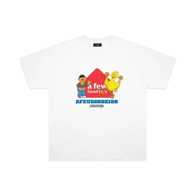 A FEW GOOD KIDS Cartoon Tee "White"