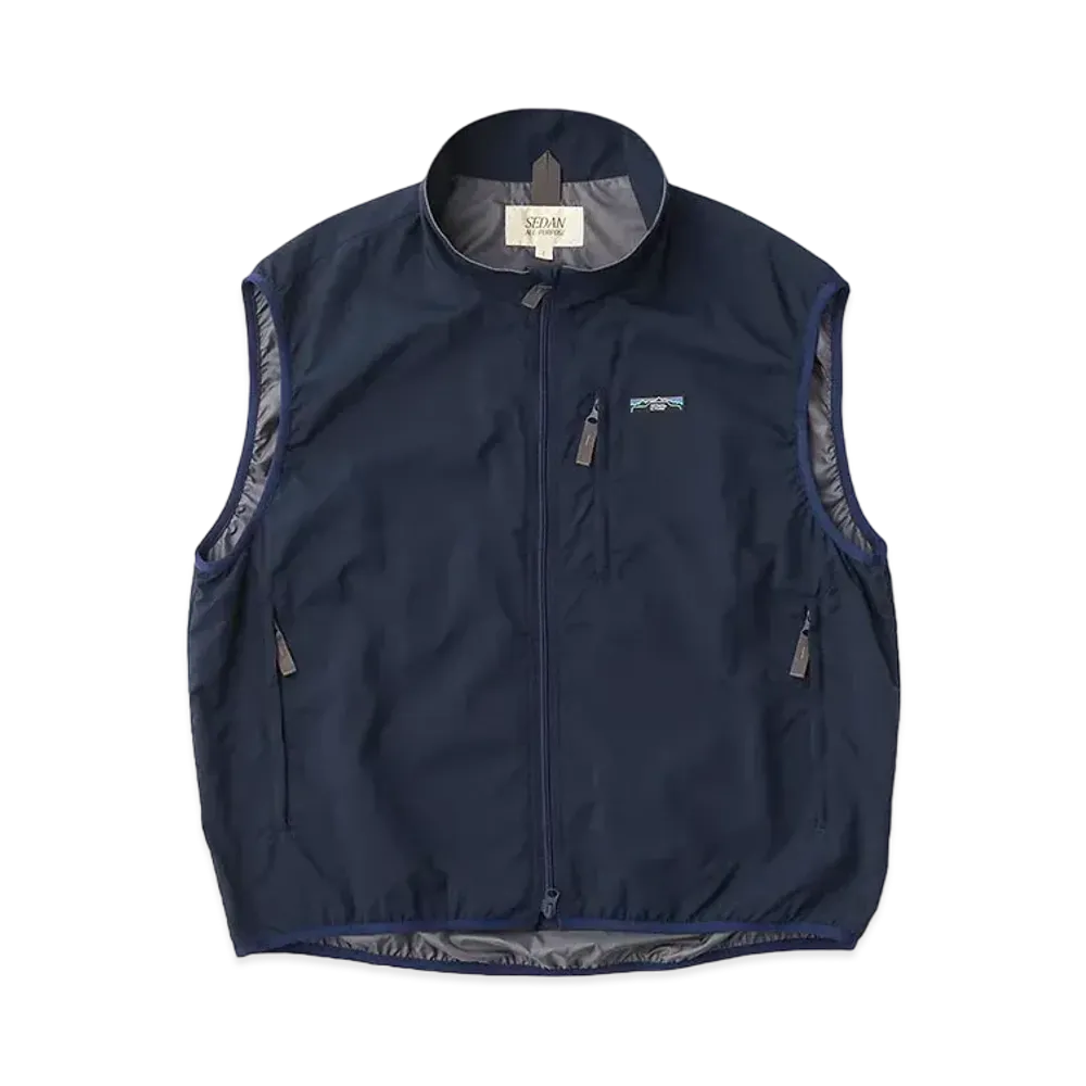 SEDAN ALL-PURPOSE Full Zip Packable Vest "Navy"