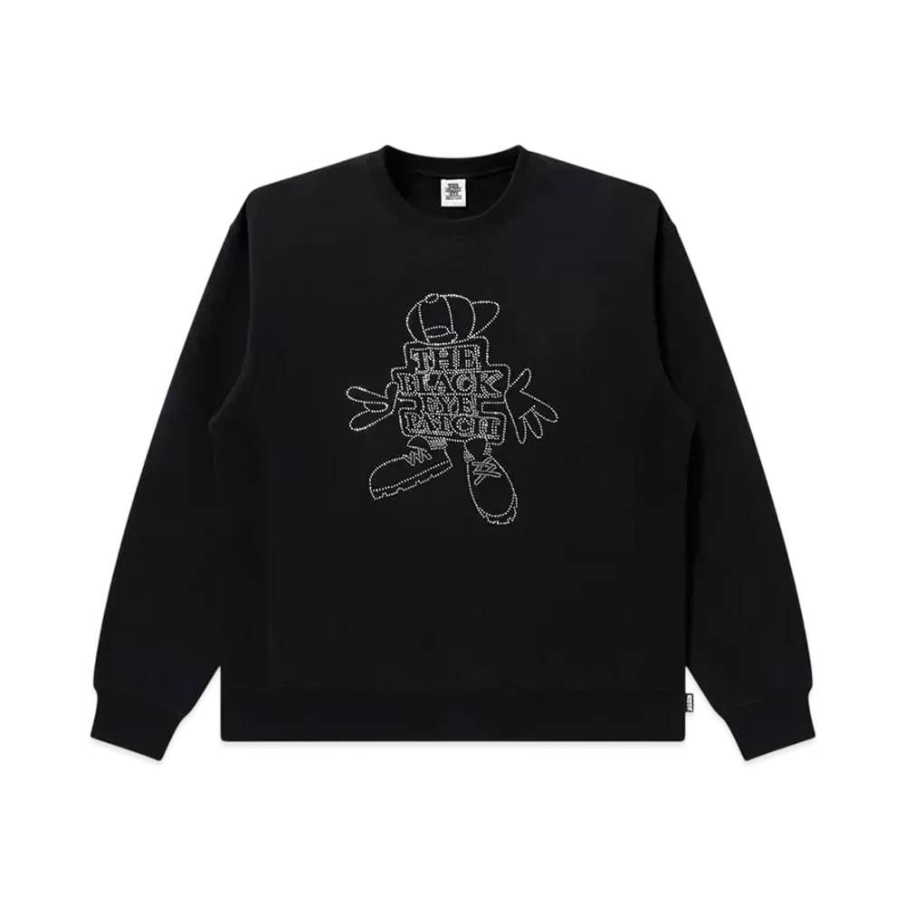 BlackEyePatch Rhinestone Og Boy Crew Sweat "Black"