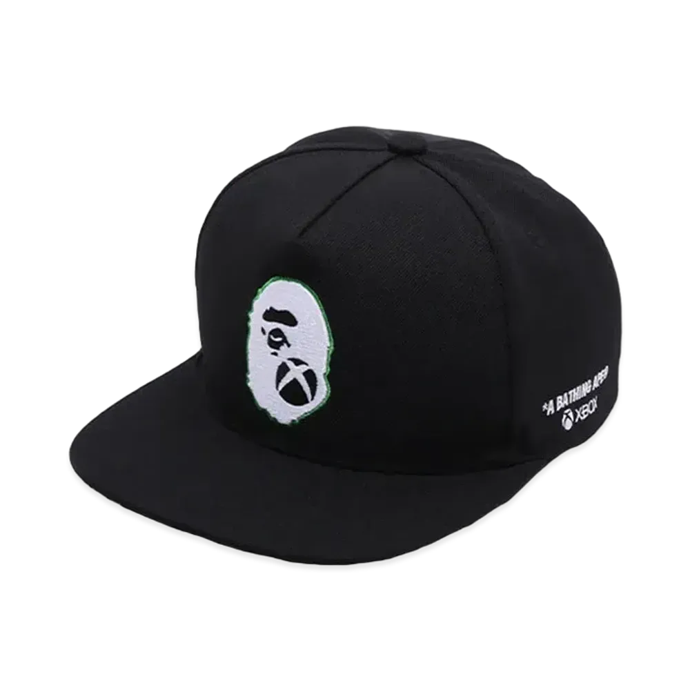 A BATHING APE x XBOX Snapback Cap "Black"
