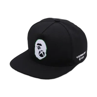 A BATHING APE x XBOX Snapback Cap "Black"