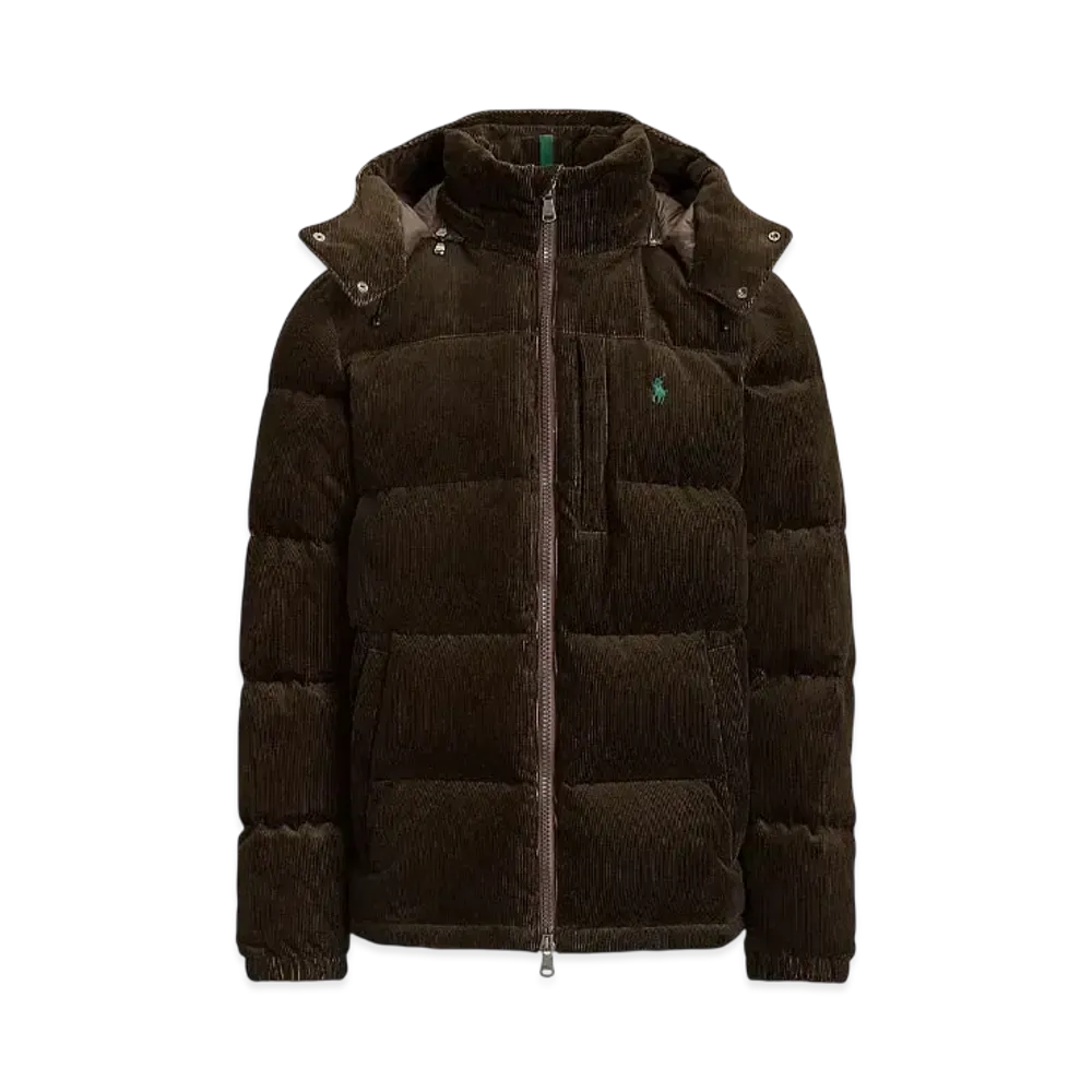 Polo Ralph Lauren Gorham Corduroy Down Jacket "Brown"