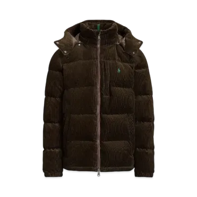 Polo Ralph Lauren Gorham Corduroy Down Jacket "Brown"
