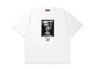 APHRODITEGANG x BUDSPOOL Blueprint The Records S/S Tee 02 "White"