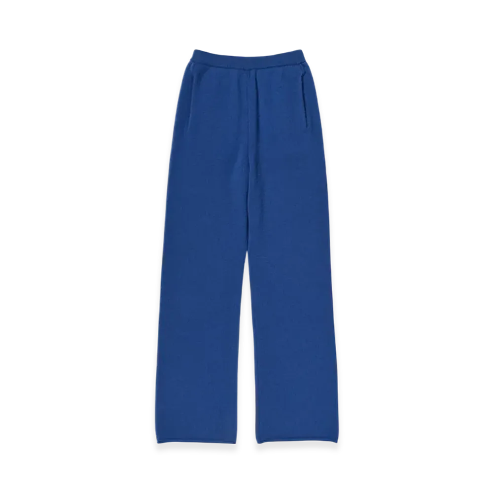 AURALEE Baby Cashmere Knit Pants "Royal Blue"