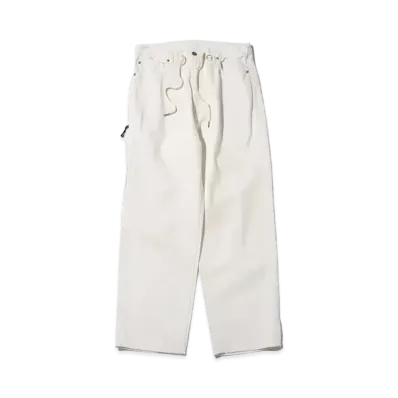 atmos Baggy Tapered Denim Pants "White"