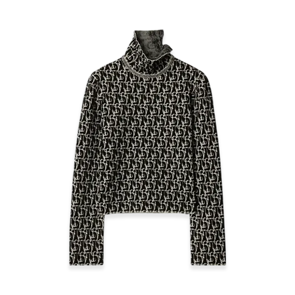 Burberry B Charm Wool Blend Sweater "Black"