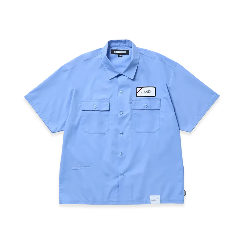 NEIGHBORHOOD Classic Work Shirt SS-1 "Blue"