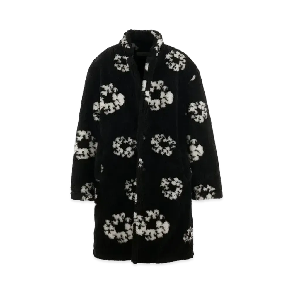 SAINT Mxxxxxx x Denim Tears DT_Fur Coat_CT Wreath "Black"