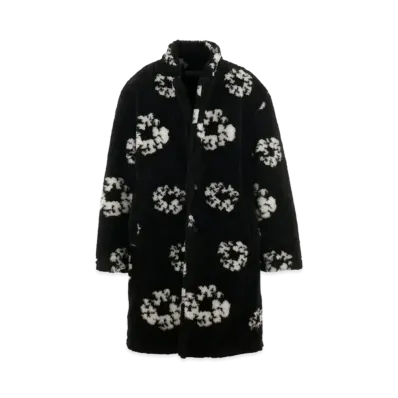 SAINT Mxxxxxx x Denim Tears DT_Fur Coat_CT Wreath "Black"
