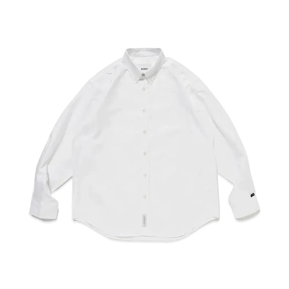 WTAPS BD 01 / LS / Cotton Oxford "White"