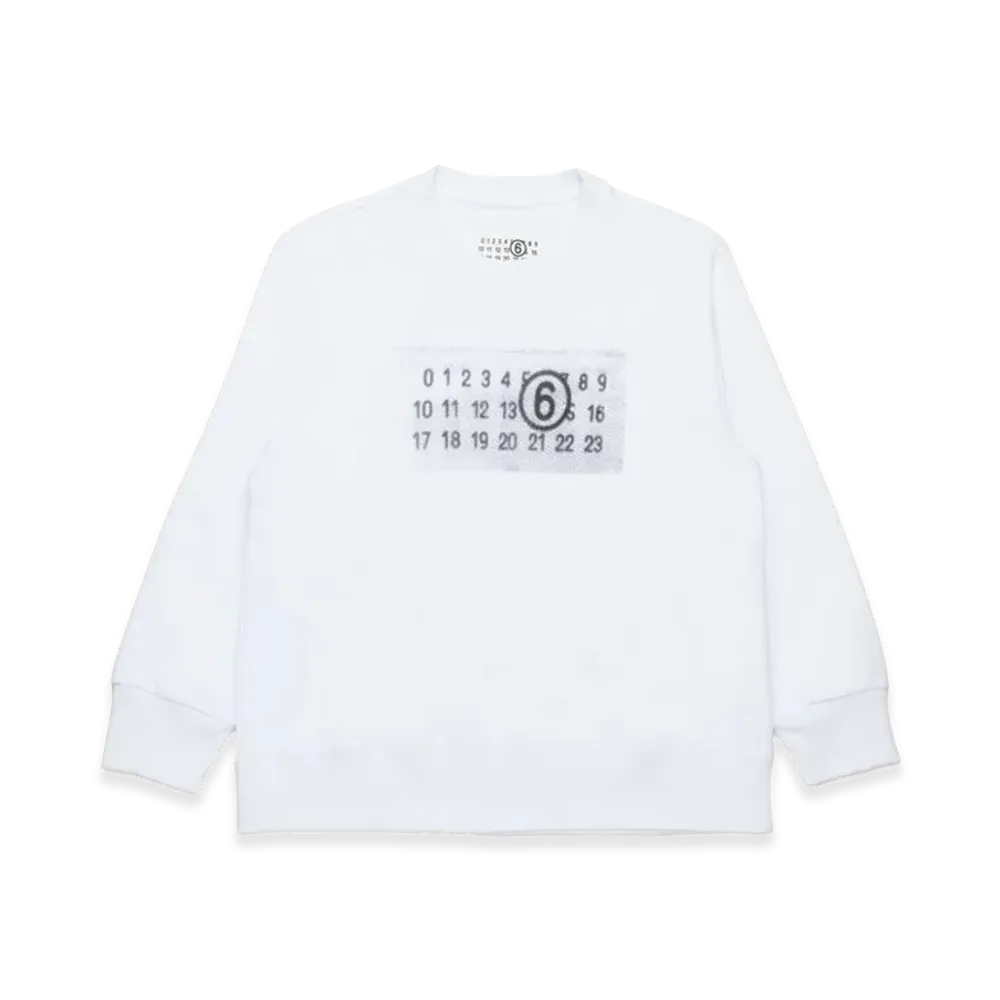 MM6 Maison Margiela Kids Sweatshirt "White"