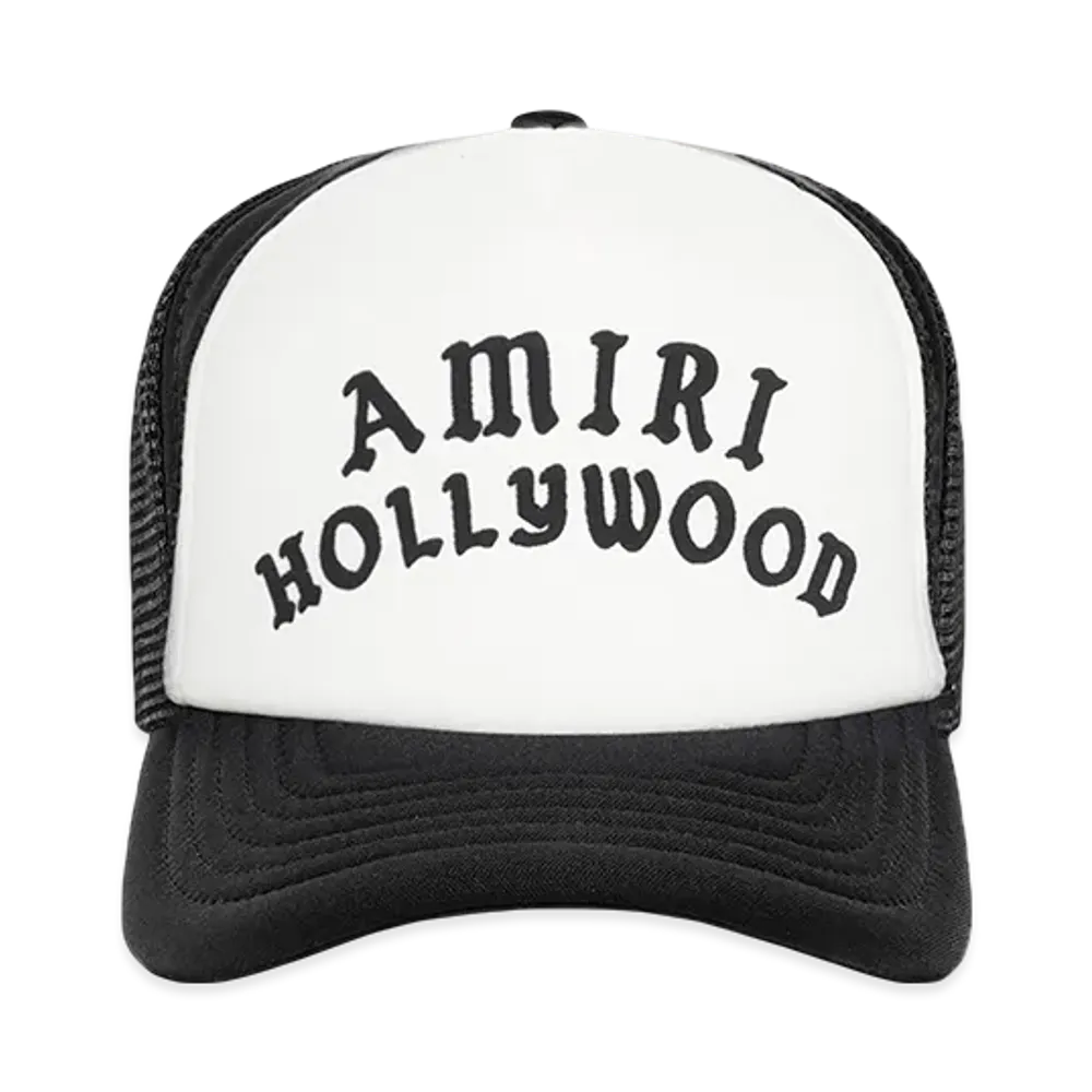 AMIRI Hollywood Trucker Hat "Black"