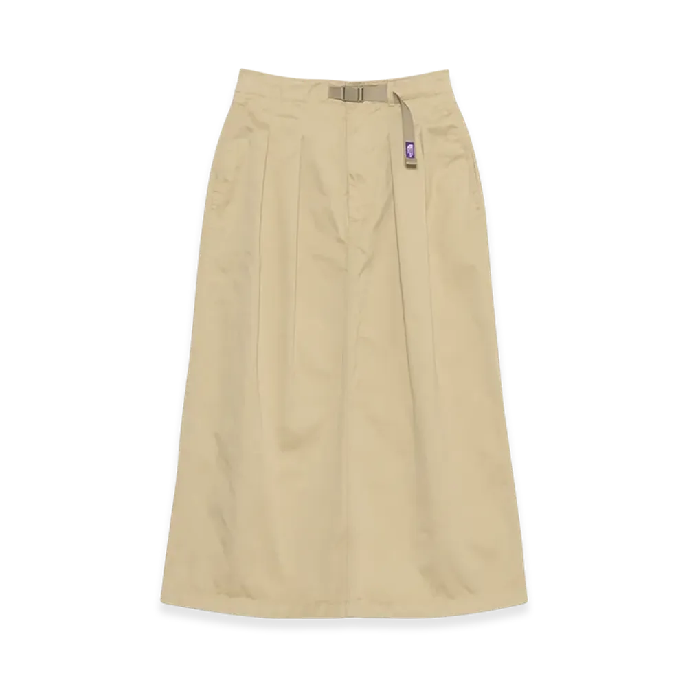 The North Face Purple Label Chino Tuck Field Skirt "Beige"